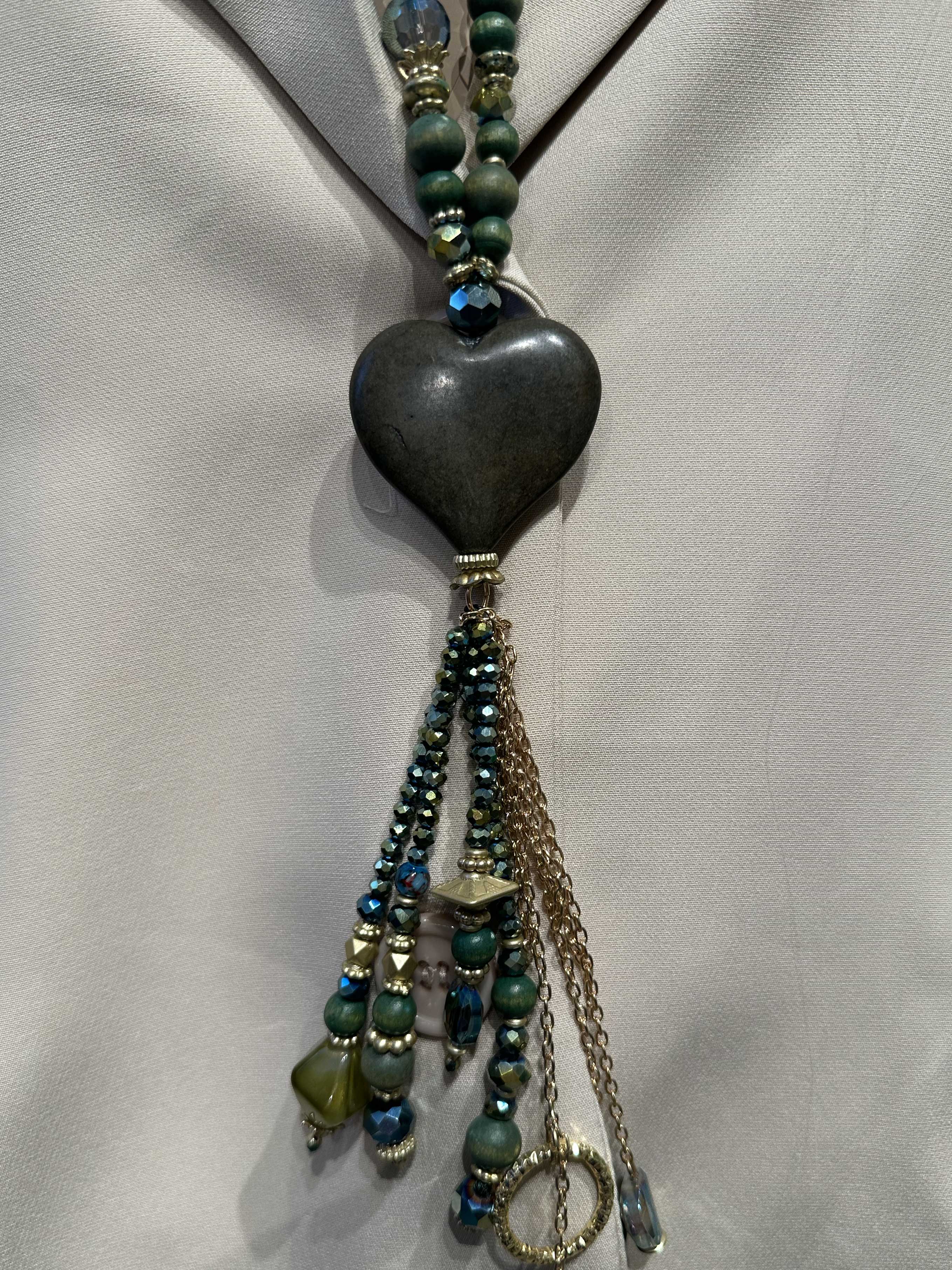 Imani - Perlekæde med hjerte